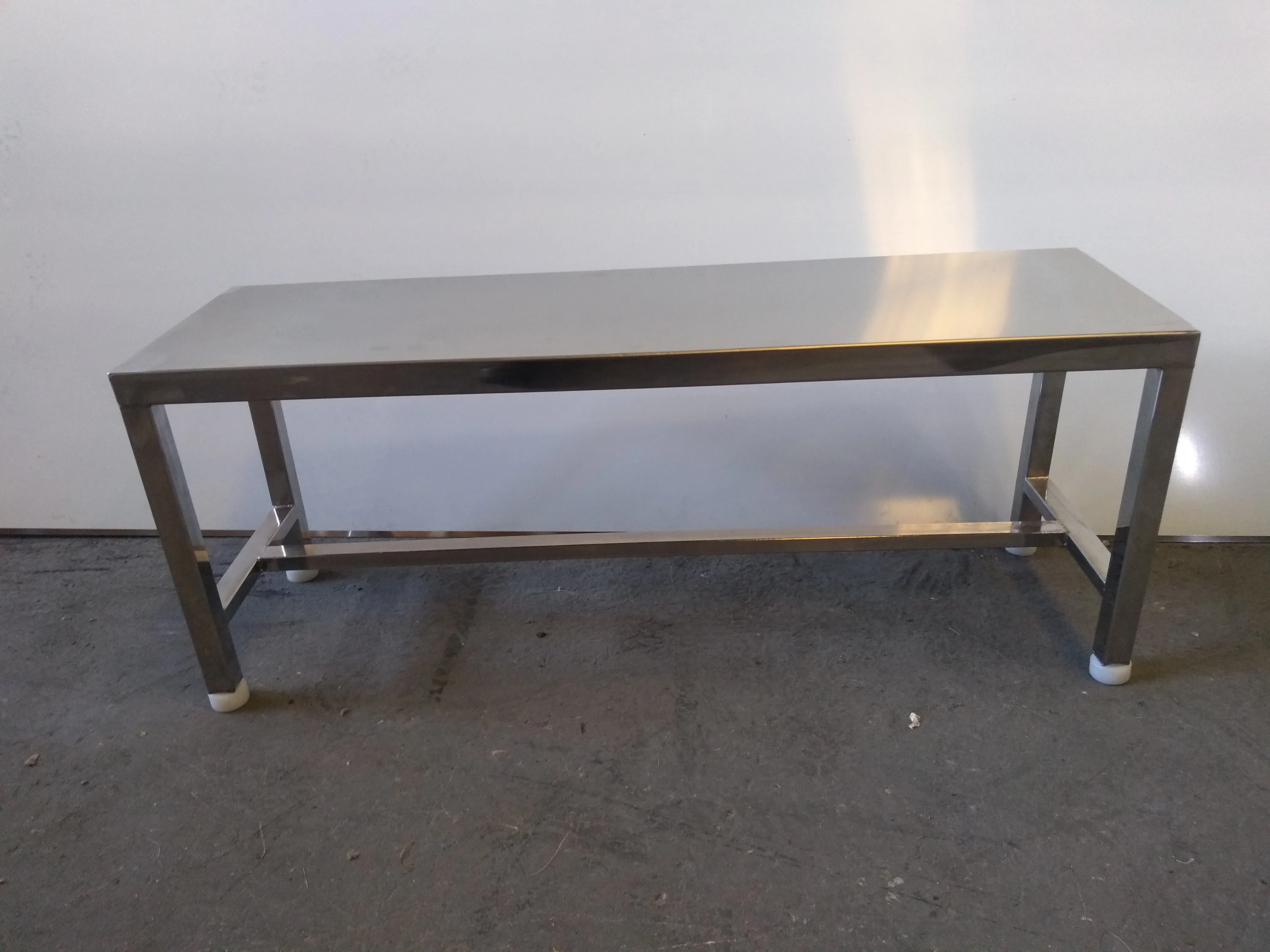 Banco de pulo em aço inox