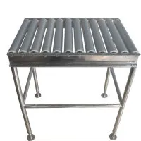 Mesa de Roletes em Aço Inox