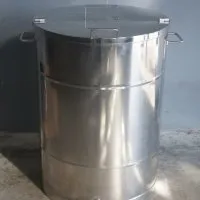 Tambor de 200 Litros em Aço Inox
