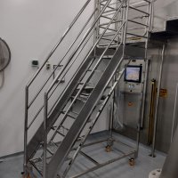 Escada plataforma industrial preço